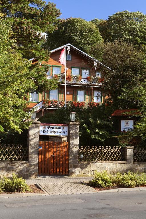 Pension Schweizer Hof Wernigerode Exterior foto